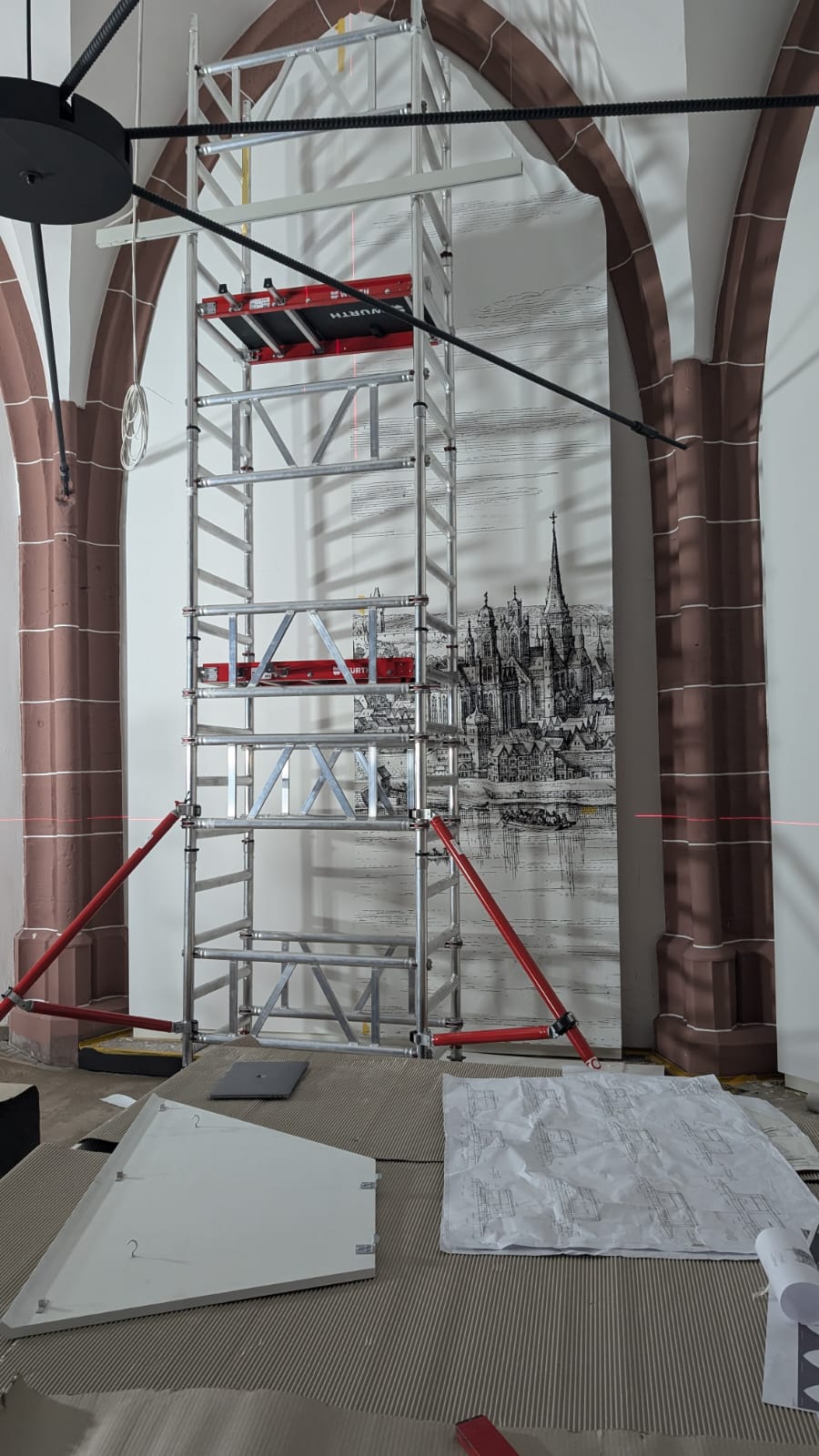 Gutenberg Museum Mainz – Tapeten Arbeiten 3