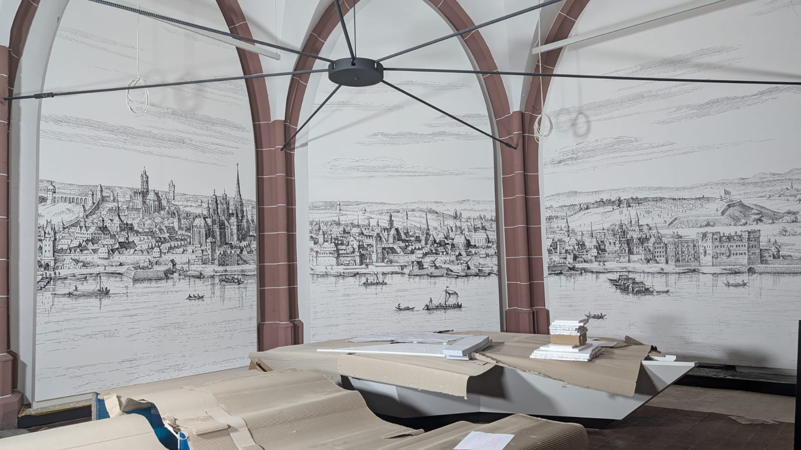 Gutenberg Museum Mainz – Tapeten Arbeiten 4